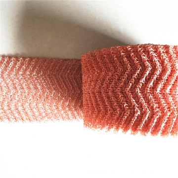 Knitted gas liquid filter copper wire mesh for liquid filter